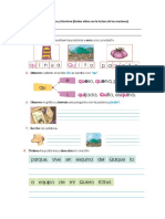 Tarea ORTOGRAFIA C, QU, K