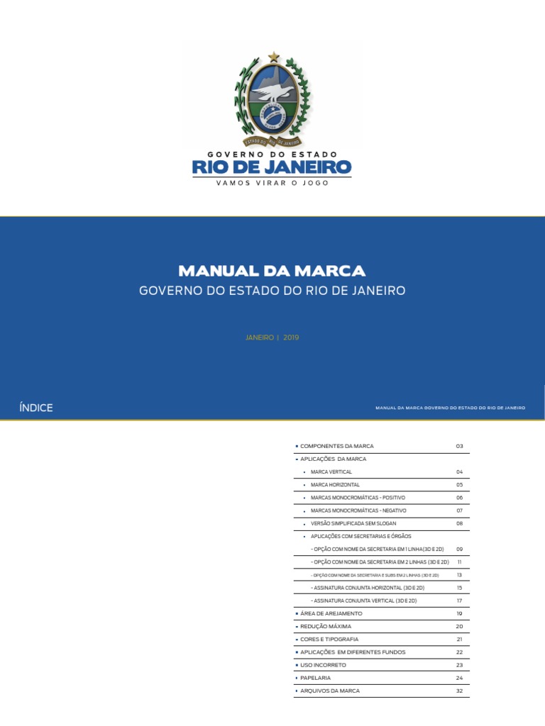 Manual Da Marca Pdf Estado Cor