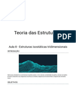 Estruturas Isostáticas Tridimensionais