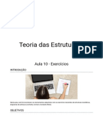 Teoria das Estruturas I - Exercícios resolvidos