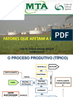 Fatores que afetam a produção de açúcar e álcool