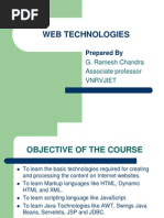 Web Technologies: Prepared by