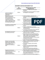 Sample Risk Assessment