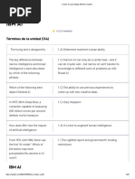 Fichas de Aprendizaje IBM AI - Quizlet