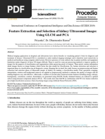 Feature Extraction and Selection of Kidney Ultrasound Images