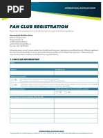 Registration Fan Club ENG