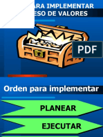 Guia para Implementar Proceso de Valores