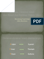 Dimensi Dimensi Islam
