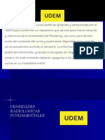 1.2 Densidades Radiológicas Fundamentales