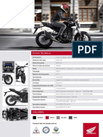 Moto Honda 286cc 2020 Dimensiones y Especificaciones