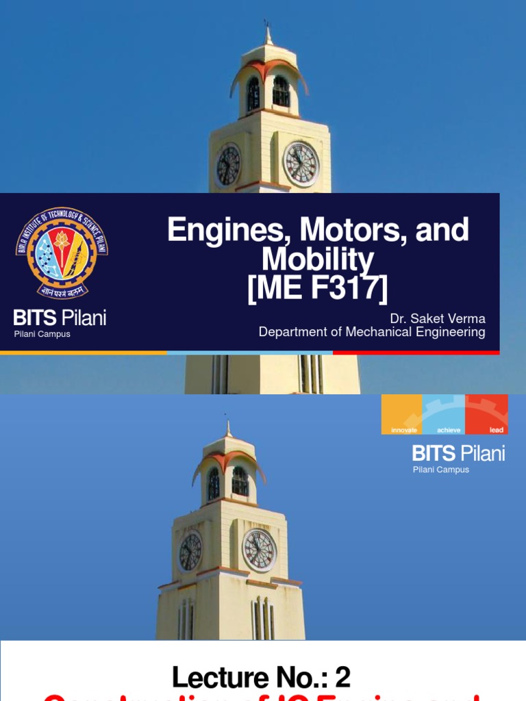 2-3 - Construction of IC Engine and Working Fundamentals | PDF ...