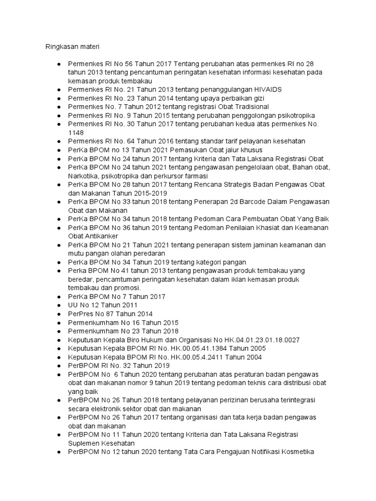 Ringkasan Materi | PDF