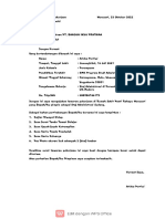 Surat Lamaran Pekerjaan Ariska P