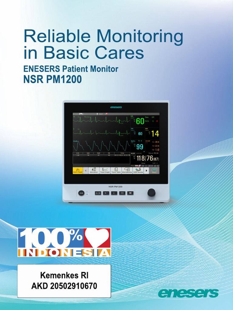 NSR PM1200 Patient Monitor Specifications | PDF | Electronic ...