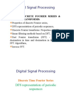 Digital Signal Processing DFT FFT