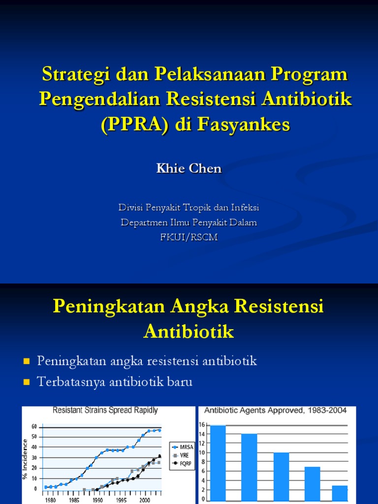 Strategi PPRA untuk Pengendalian Antibiotik | PDF | Pengembangan Diri ...