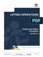 LCC DOCS 11099031 v1 HS PRO 014 Lifting Operations Procedure