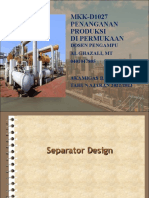 Desain Separator