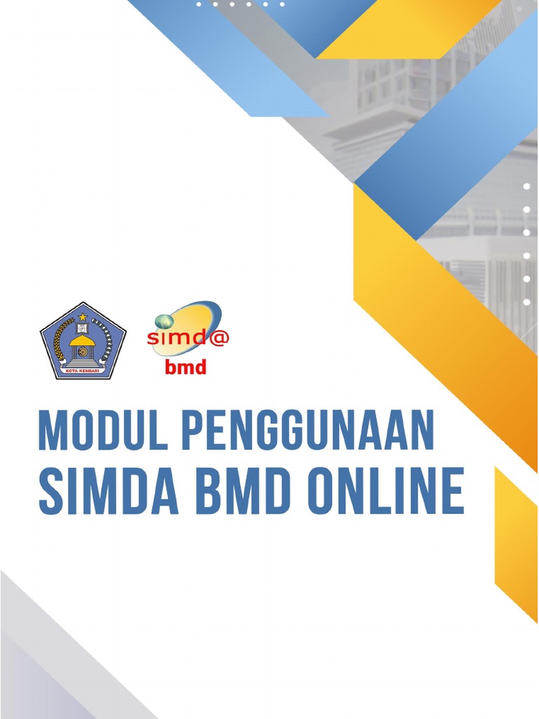 Panduan Penggunaan SIMDA BMD | PDF