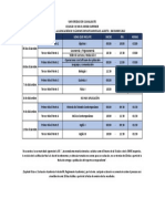 Calendario de Exámenes Departamentales Agosto - Diciembre 2022