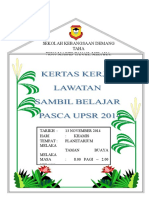 KK Lawatan Sambil Belajar Pasca Upsr 2014