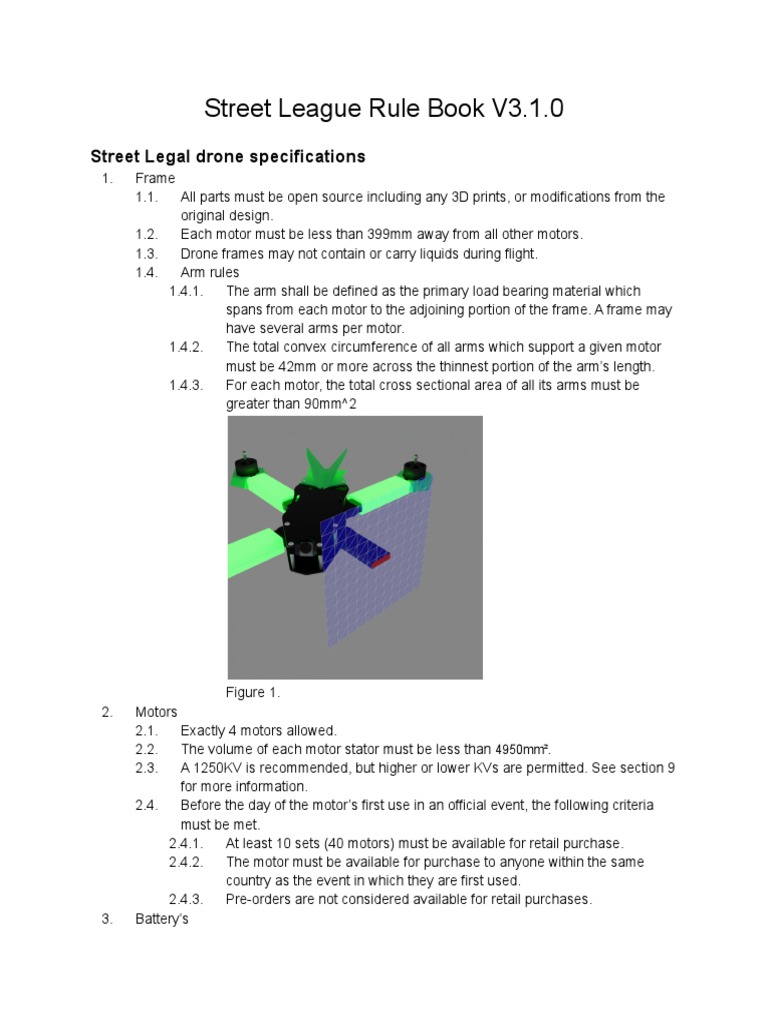 Street League Rulebook 3.1.0 1 PDF Unmanned Aerial Vehicle Video