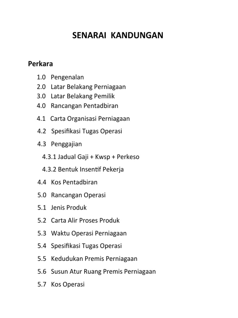 Perniagaan Form 4 | PDF