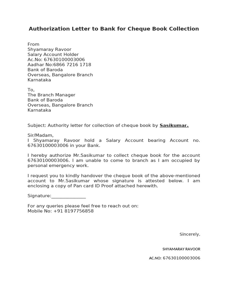 authorization-letter-to-bank-for-cheque-book-collection-pdf