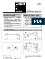 Juki DDL-5550-6 User Manual