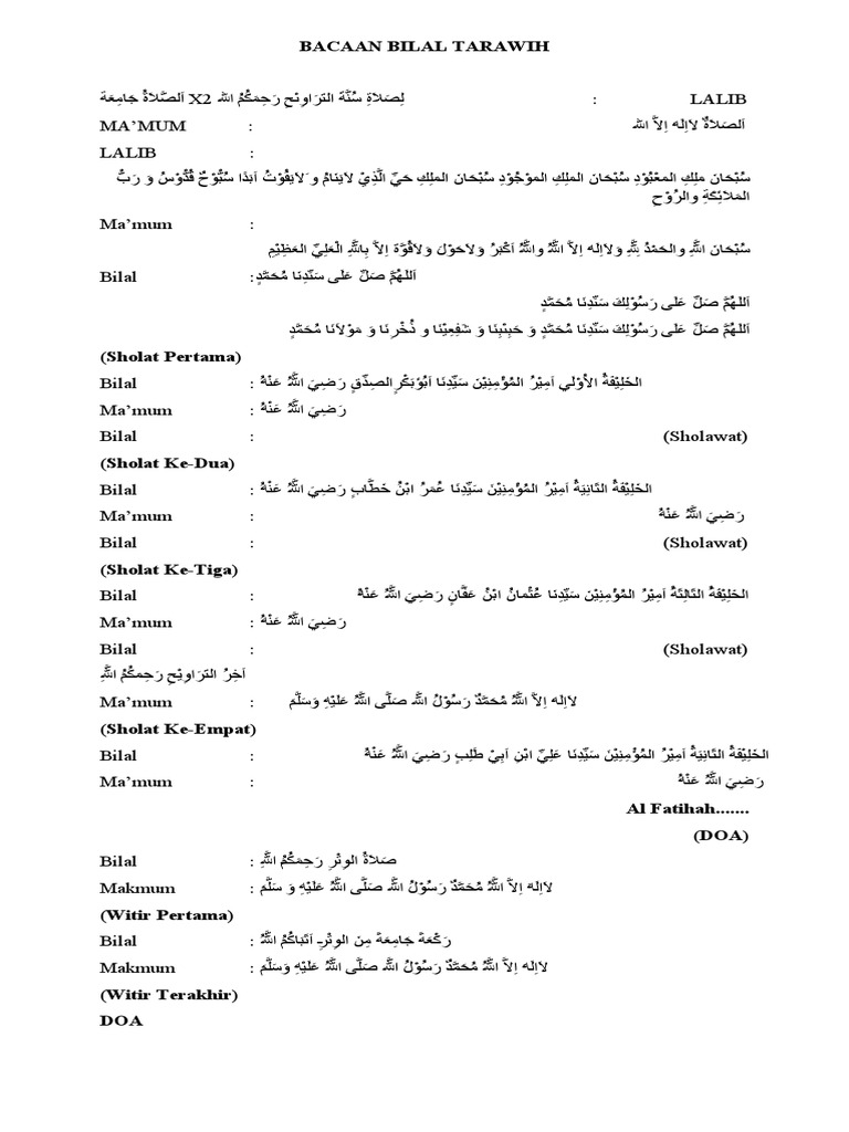 Tarawih PDF