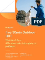 Woofit: Free 30min Outdoor Hiit