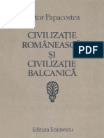 Victor Papacostea-Civilizaţie Românească Şi Civilizaţie Balcanică