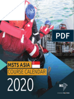 MSTS SG - Course Calendar 2020
