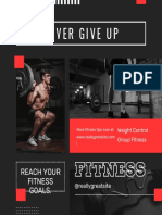 Never Give Up: Fitness