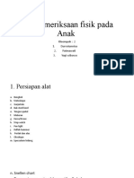 Sop Pemeriksaan Fisik Pada Anak Kel. 2