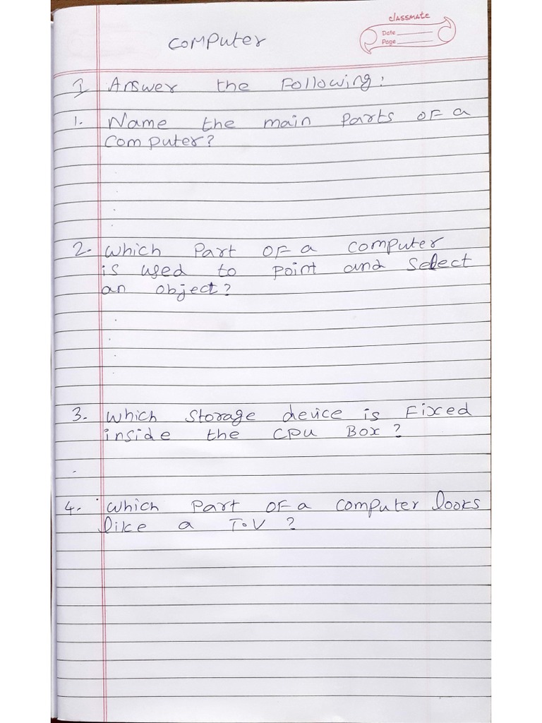 Class 2 Computer Practice - 15 | PDF