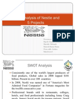 SWOT Analysis and 5 Project Ideas for Nestle