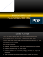 Falsafah Manaj Pemasaran