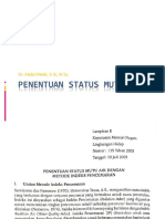 Penentuan Status Mutu Air