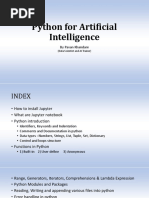 Python For Artificial Intelligence