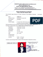 Surat Keterangan Sehat Firdalia