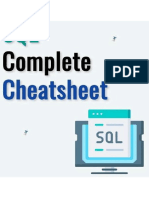 SQL Cheatsheet