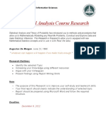 Statistical Analysis Course Project