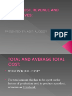 Firms Cost, Revenue and Objectives