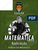 Esa Matemática - Ex. - Radiciação