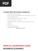 LDA 01 Linear Discriminant Analysis