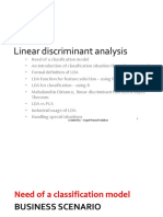 LDA 01 Linear Discriminant Analysis