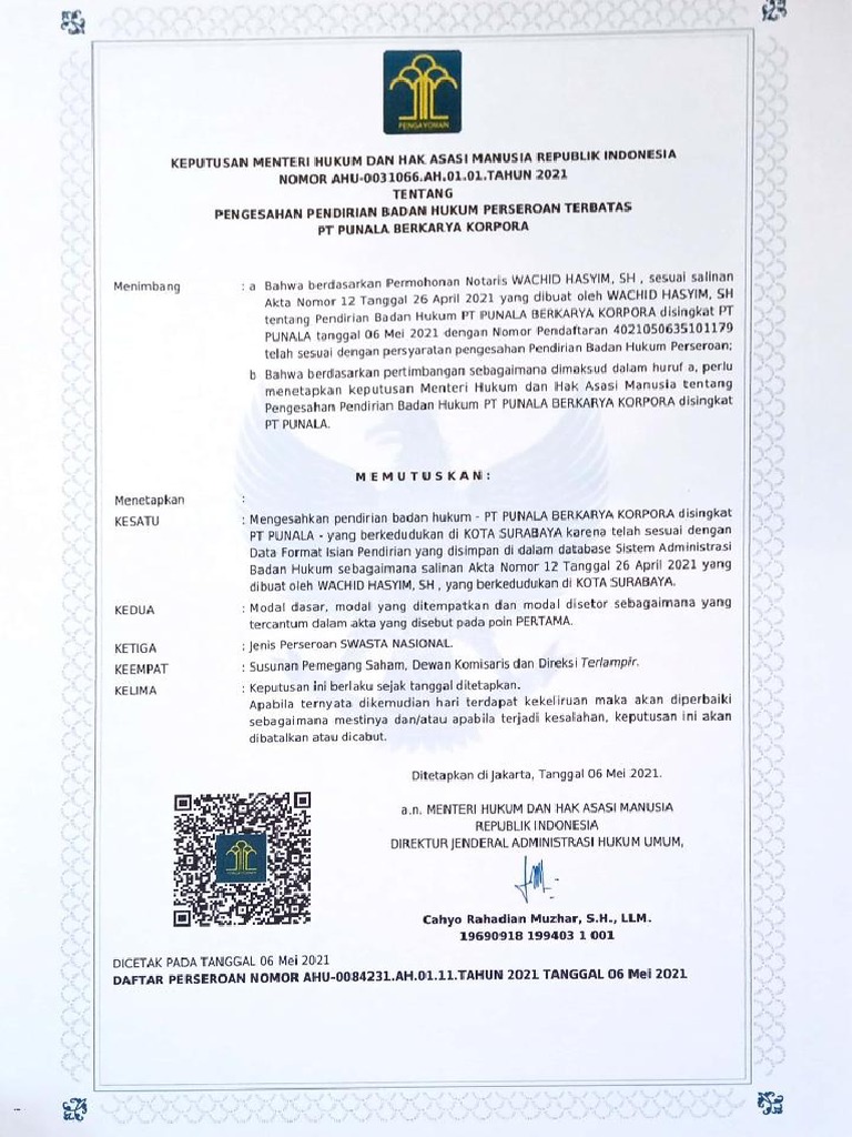 Pengesahan Kehakiman PDF