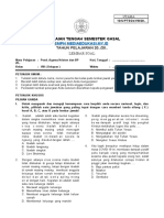 MEDIAEDUKASI - MY.ID-Soal PTS 1 Agama Kristen Kelas VIII K13