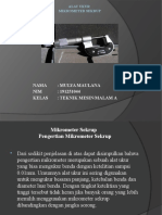 Mikrometer Sekrup